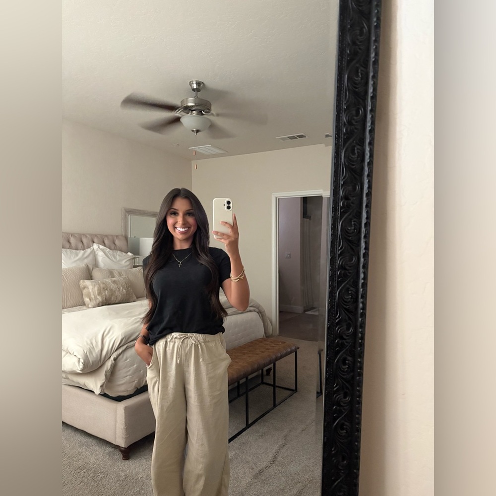 J. Crew Black Short Sleeve Tee
